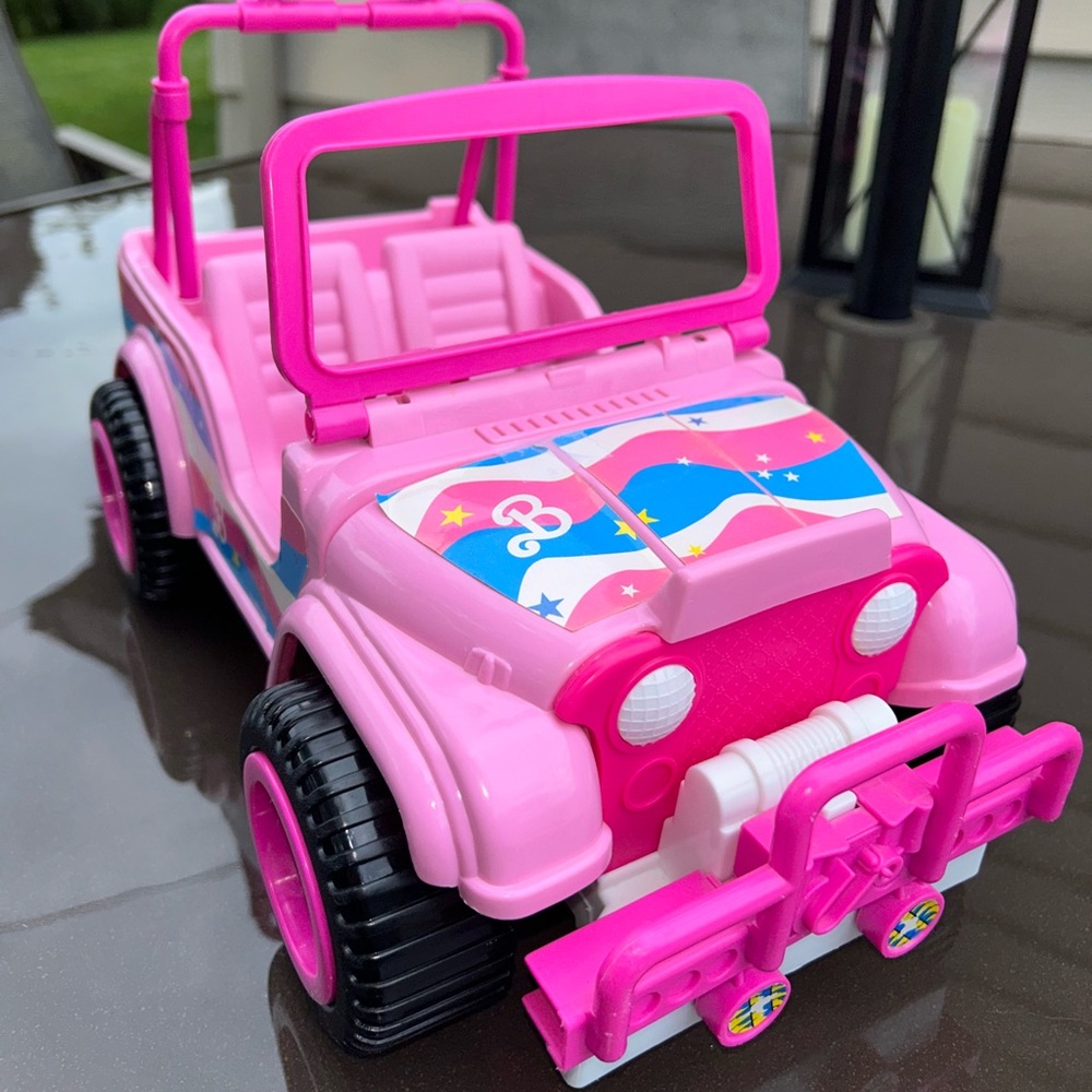 90s Pink Barbie Jeep